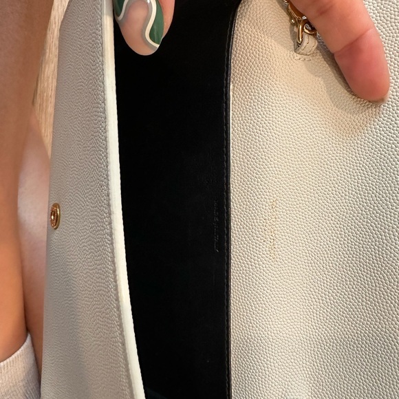 Saint Laurent Uptown YSL Monogram Grain de Poudre Wallet on Chain w/ Card Case - Picture 9 of 11